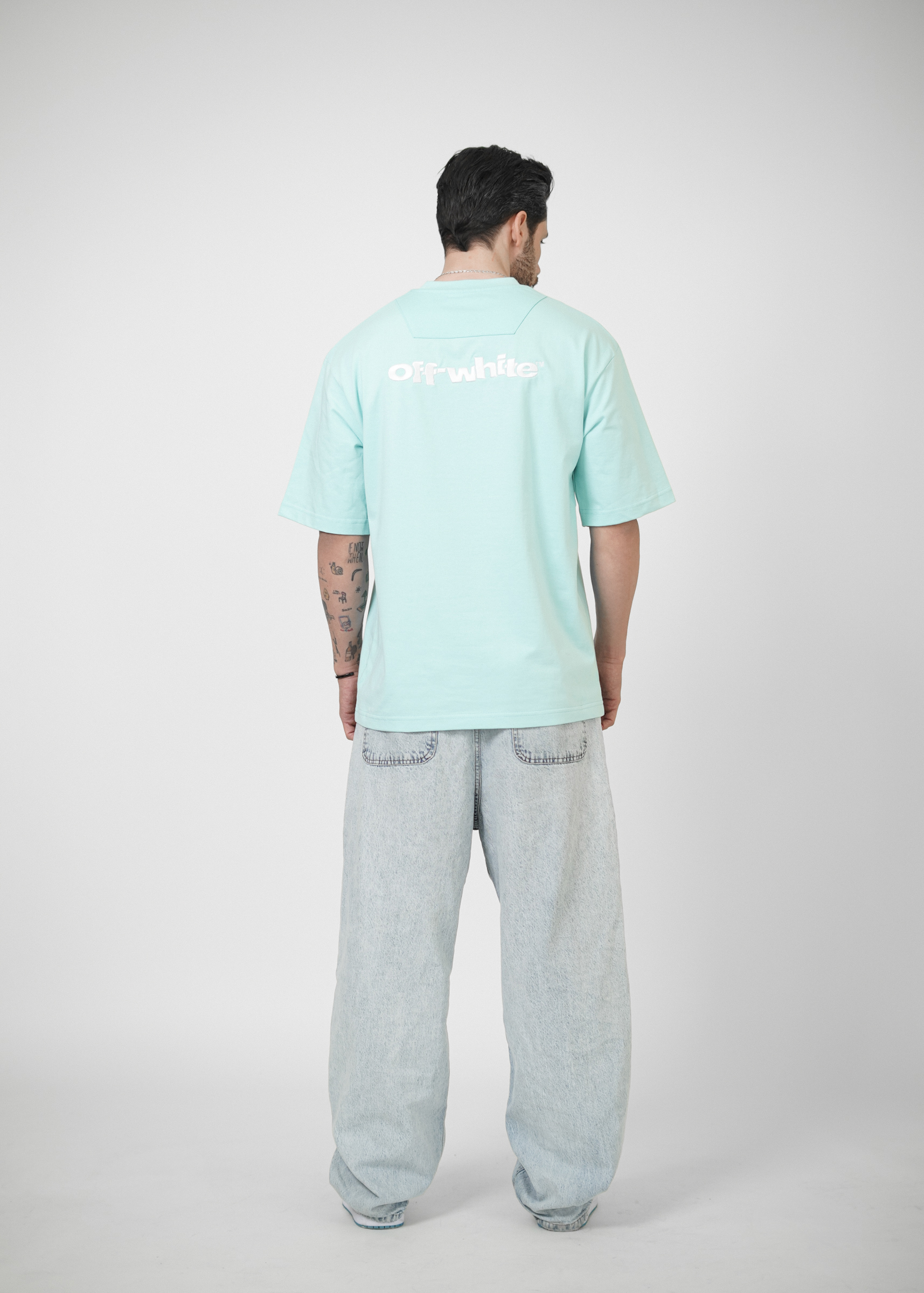 تی‌شرت گلدوزی OFF WHITE