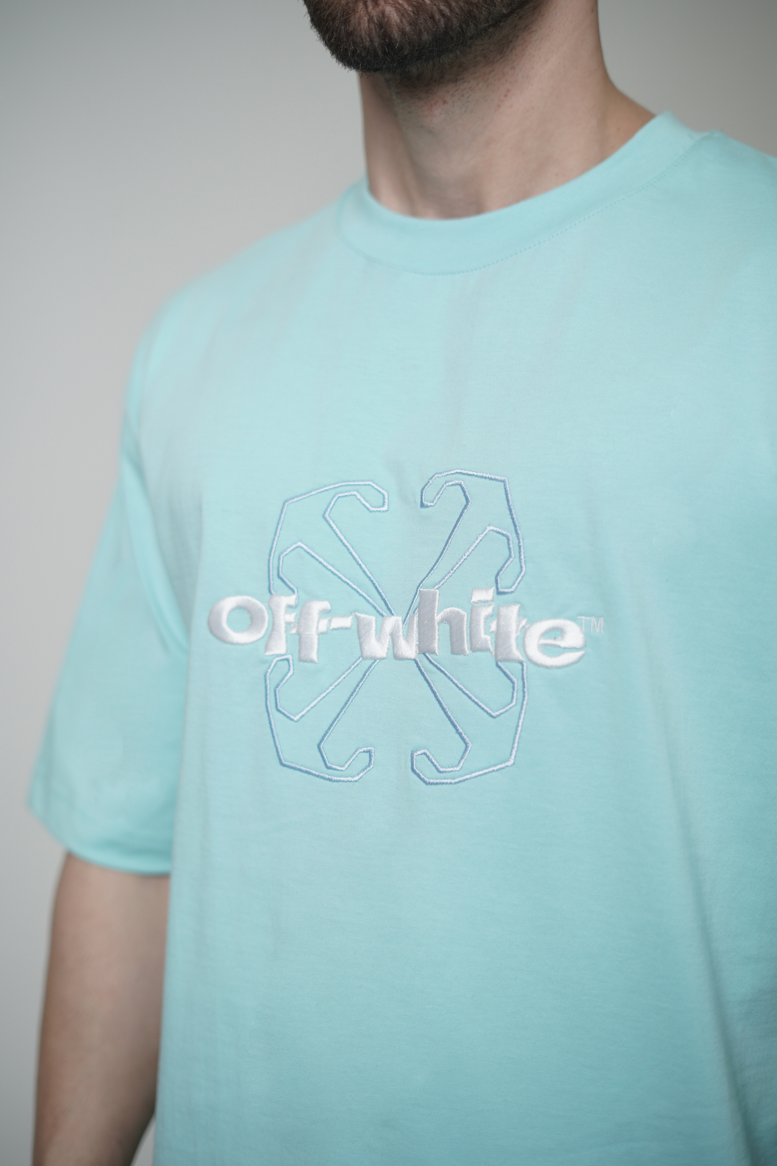 تی‌شرت گلدوزی OFF WHITE